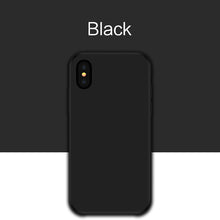 Load image into Gallery viewer, Luxury Case Plain Color Silicon Cover For iPhone