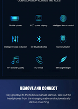 Load image into Gallery viewer, Bluetooth V5.0 Wireless Headphones Stereo Sport Headphones Earbuds 2000mAh Power for iPhone Xiaomi