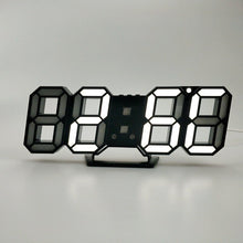 Load image into Gallery viewer, 3D LED Wall Clock Modern Design Digital Table Clock Alarm Nightlight