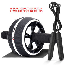 Load image into Gallery viewer, New 2 in 1 Ab Roller&Jump Rope No Noise Abdominal Wheel Ab Roller with Mat For Arm Waist Leg Exercise Gym Fitness Equipment