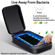 Load image into Gallery viewer, UV Disinfection Box Multifunctional Mask Phones Cleaner Personal Disinfection With Aromatherapy Esterilizador&amp;Wireless Charging
