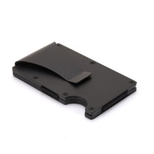 Load image into Gallery viewer, Portable ID Cardholder Clip Porte Carte Travel Metal Case
