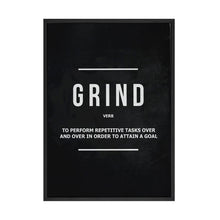 Load image into Gallery viewer, Grind Hustle  Execution Wall Art Canvas Prints Office Decor Motivational Modern Art Entrepreneur Motivation Painting Pictures
