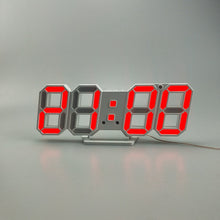 Load image into Gallery viewer, 3D LED Wall Clock Modern Design Digital Table Clock Alarm Nightlight
